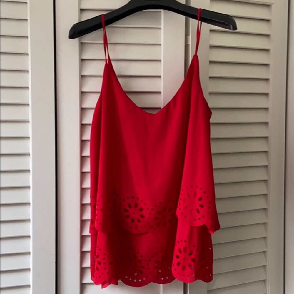 NEW with Tags Myan from  Francesca’s Red Top